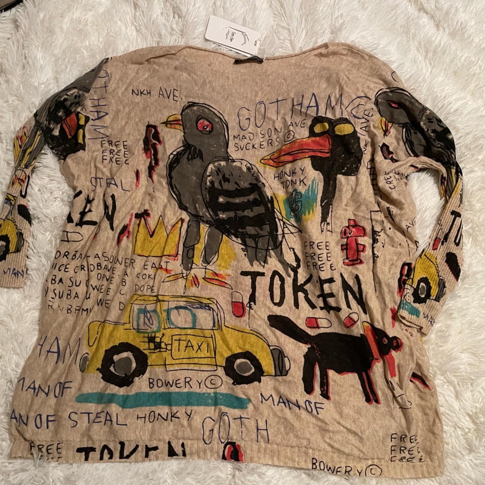 Coeur de Vague oversized top